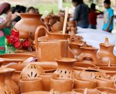 Piezas de barro rojo